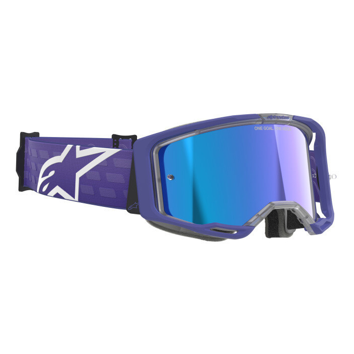 Alpinestars Vision 8 Corp Goggle Purple/Mirror Blue