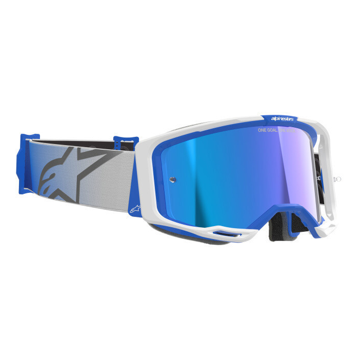 Alpinestars Vision 8 Corp Goggle Blue/White/Mirror Blue
