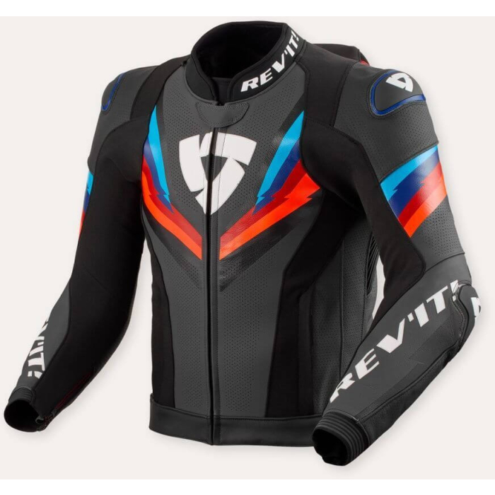 REV'IT Quantum 3 Pro Jacket Black/Blue