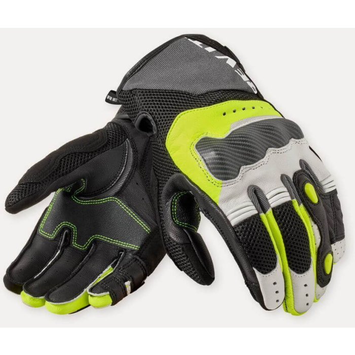 REV'IT Blaze Gloves Light Grey/Neon Yellow