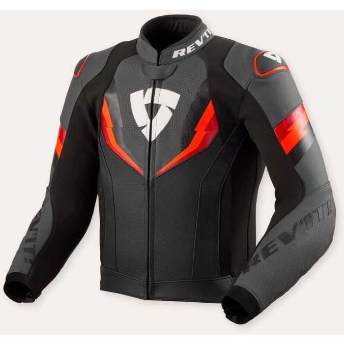 REV'IT Quantum 3 Jacket Black/Neon Red