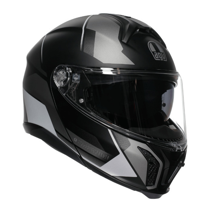 AGV Tourmodular Perception Matt Black/Silver