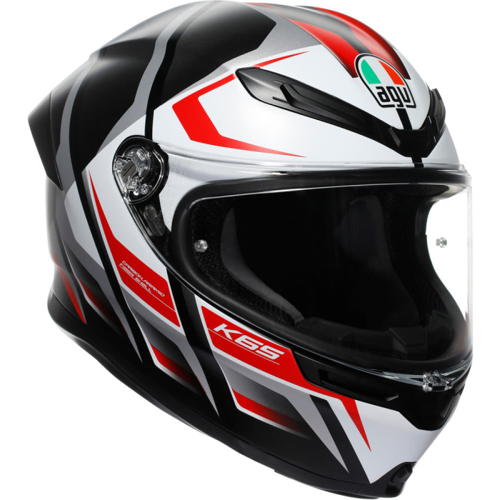 AGV K6 S Karve Matt Black/White/Red