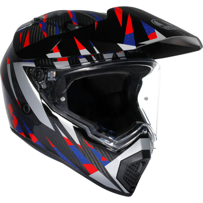 AGV AX9 Steppa Carbon/Red/Blue