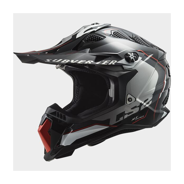 LS2 MX700 Subverter Arched Silver Titanium