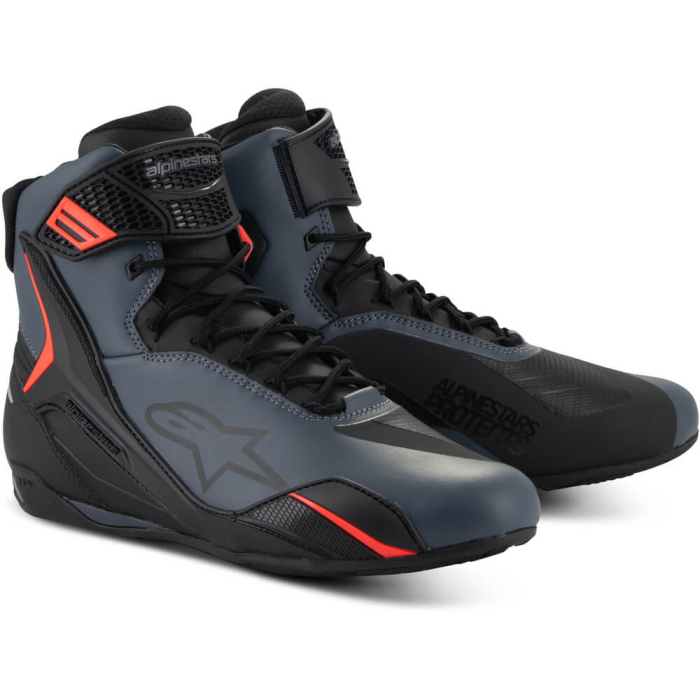 Alpinestars Faster 4 Shoes Black Gray Red Fluo 1130
