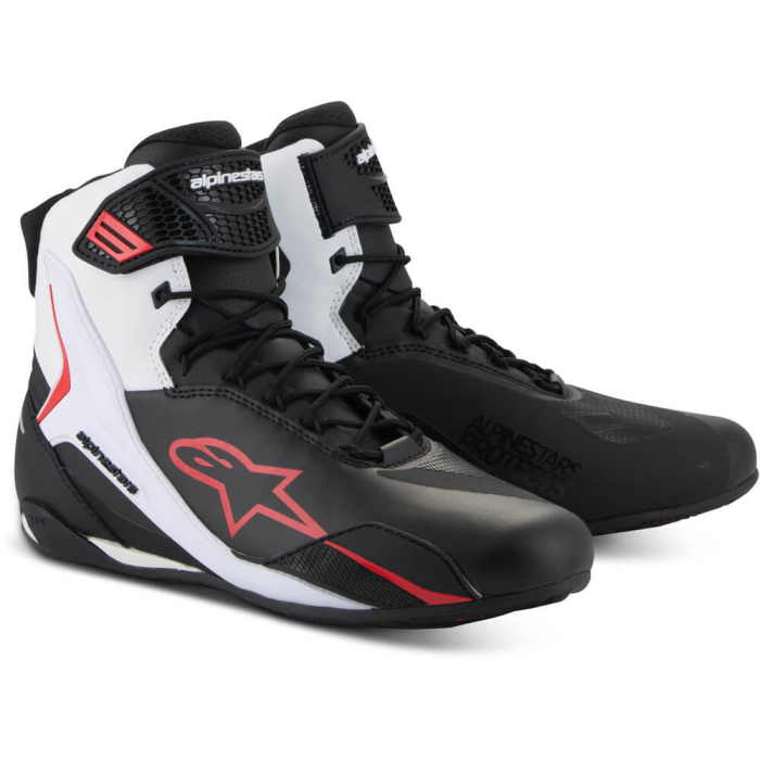 Alpinestars Faster 4 Shoes Black White Red 123