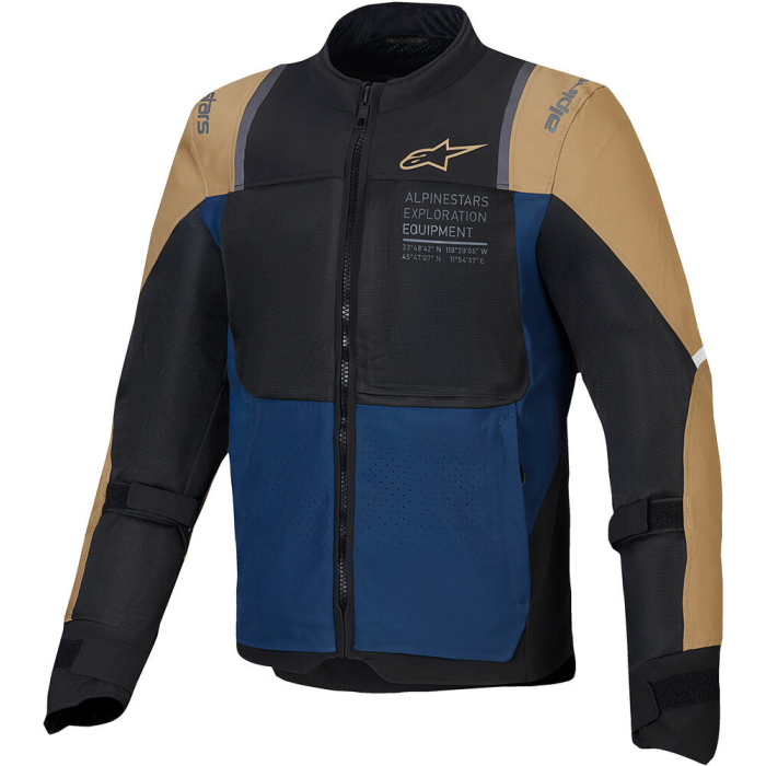 Alpinestars ST-2 Air Jacket Deep Blue Dark Khaki Black 7188