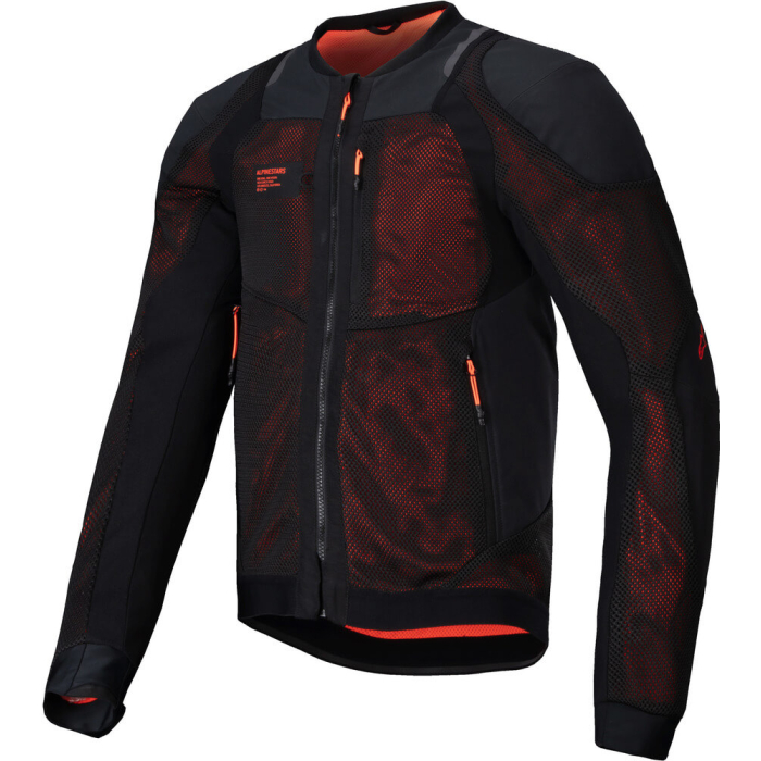 Alpinestars Troop-Air Pro Jacket Black Red Fluo 1030