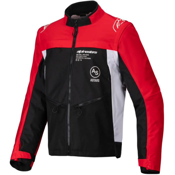 Alpinestars Pro-Dura Jacket Black Bright Red White 1342