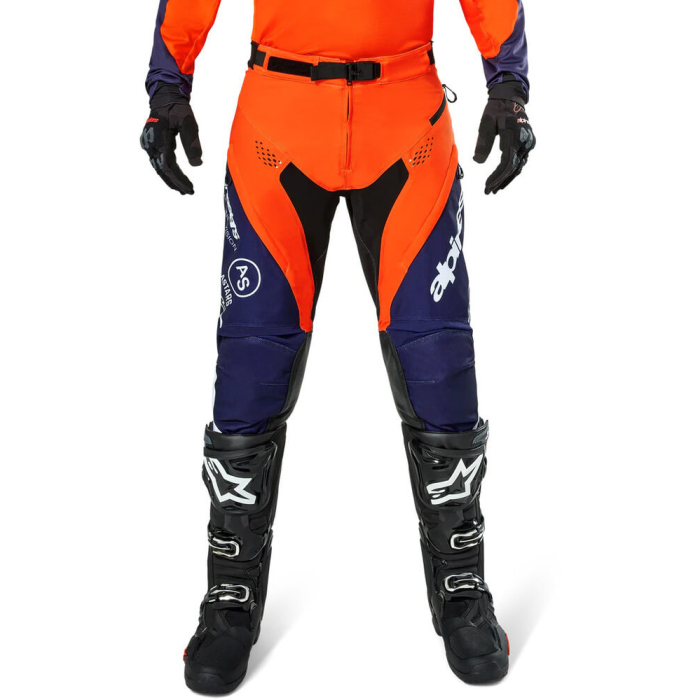 Alpinestars Pro-Dura Trousers Navy Hot Orange White 7162