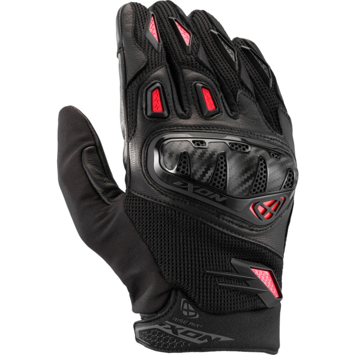 Ixon Rise Air 2 Gloves Black/Bright Red 1117