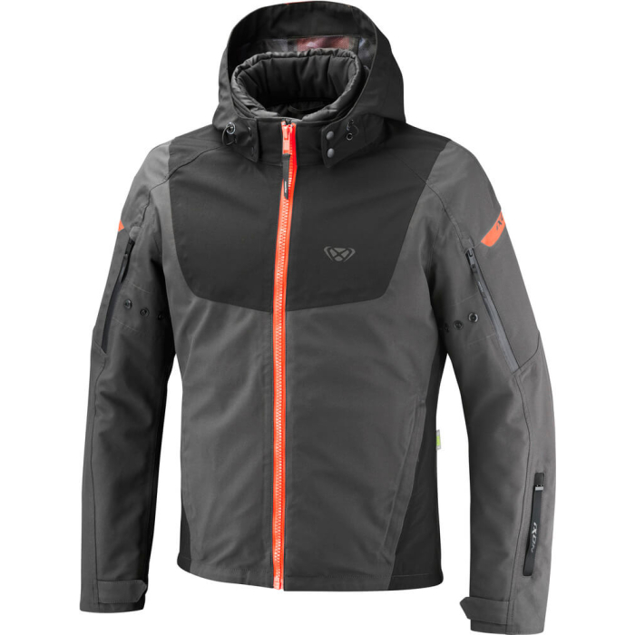 Ixon Burning Jacket Anthracite/Black/Neon Red 4062