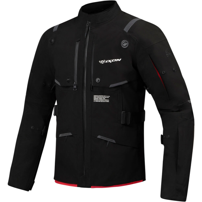 Ixon M-Skeid Parka Black/Bright Red 1117