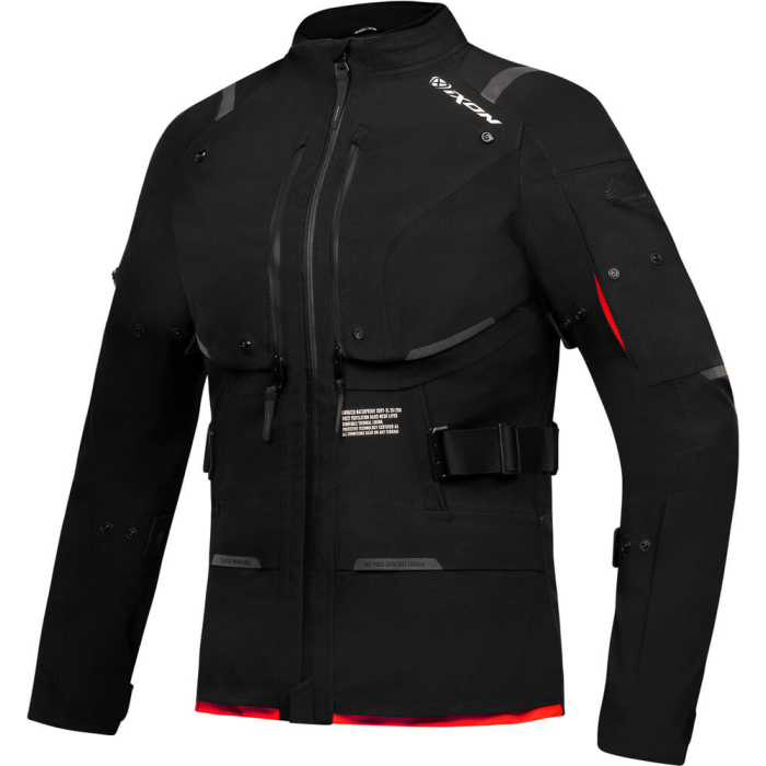 Ixon M-Skeid Lady Parka Black/Bright Red 1117