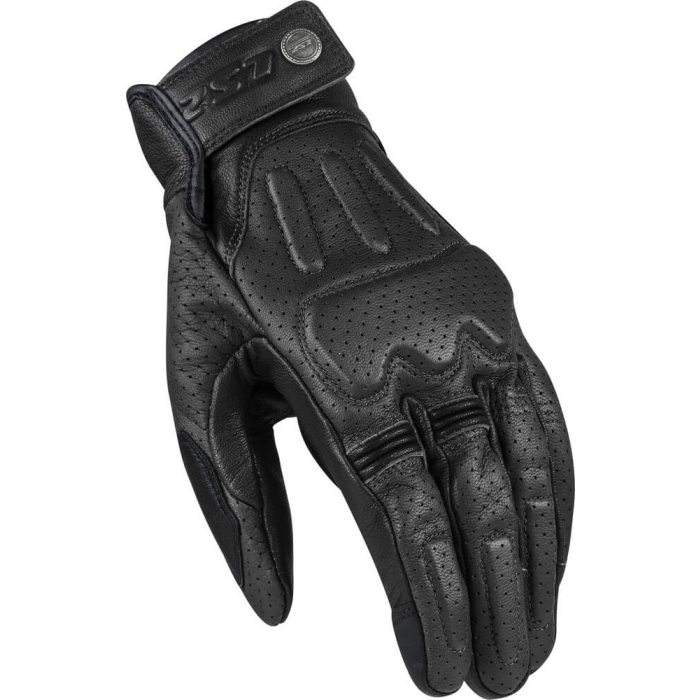 LS2 Rust Man Gloves Black Leather