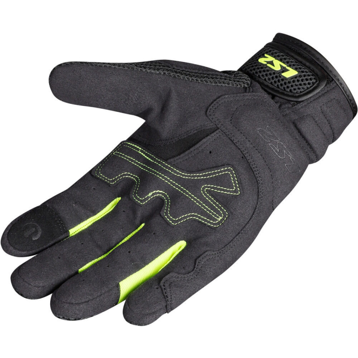 LS2 Kubra Man Gloves Anthracite H-V Yellow