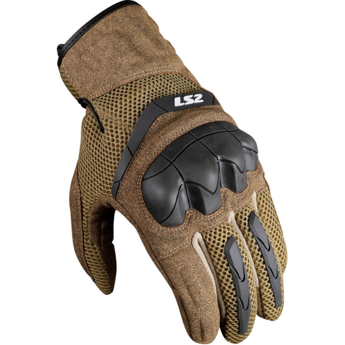 LS2 Kubra Man Gloves Brown