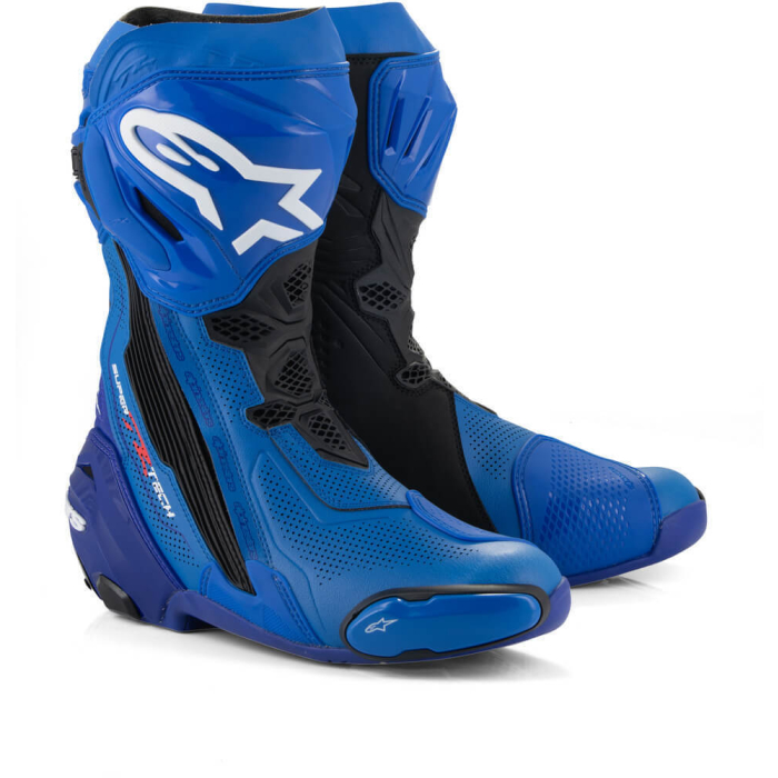 Alpinestars Supertech R Vented Boots Blue/Black 713