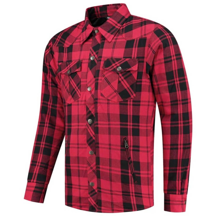 Rusty Stitches Neil-25 Jacket Red-Black