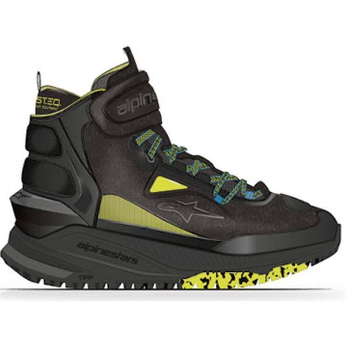 Alpinestars Speedstreet Shoes Black Lime Blue Ocean 1488