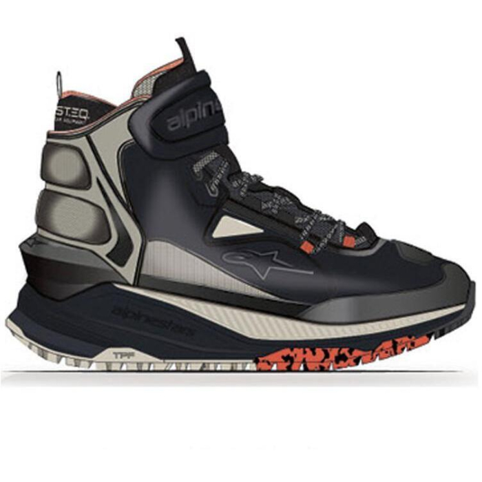 Alpinestars Speedstreet Shoes Black Almond Hot Orange 1489