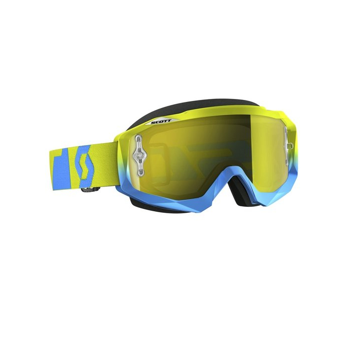 Scott Hustle MX Goggle Oxide Blue & Yellow
