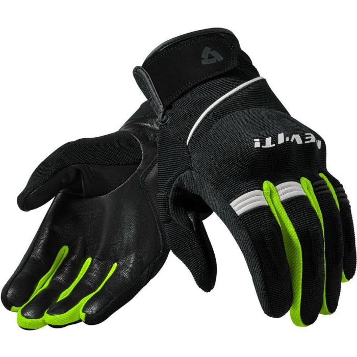 REV'IT Mosca Gloves Black/Neon Yellow