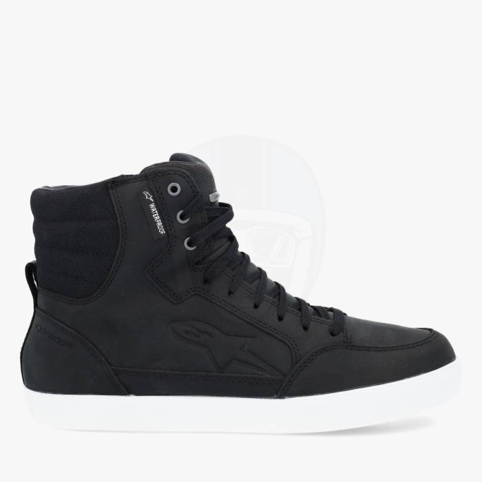 Alpinestars J-6 Waterproof Shoes Black/White 12