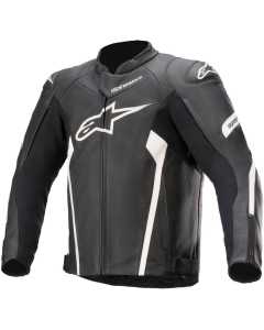 Alpinestars Faster V2 Leather Jacket White 12