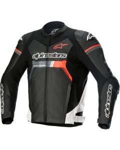 Alpinestars GP Force Leather Jacket Red Fluo 1231