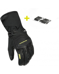 Macna Azra RTX Heated Gloves Kit (inclusief accu) Black