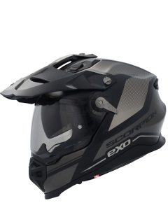 Scorpion ADF-9000 AIR Trail Matt Black/Silver