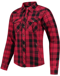 Rusty Stitches Liss Ladies Jacket Black-Red 108