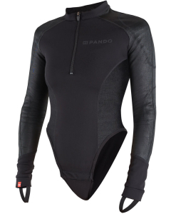 Pando Moto Shell Women Armored Motorcycle Baselayer / Body Black