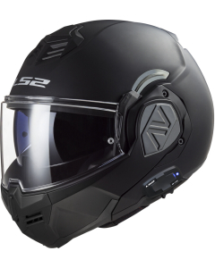 LS2 FF906 Advant Solid Matt Black Met Intercom Ingebouwd