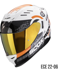 Scorpion EXO-520 EVO AIR Titan White/Orange