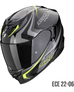 Scorpion EXO-520 EVO AIR Terra Black/Silver/Neon Yellow