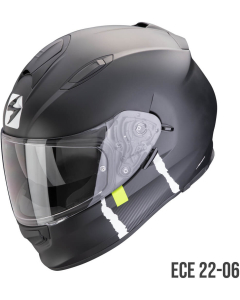 Scorpion EXO-491 Code Matt Black/Silver