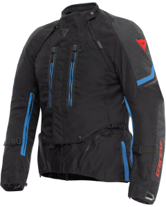 Dainese Super Adventure D-Dry Absoluteshell Jacket Black/Black/Blue D01