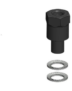 Quad Lock Adapter smartphone houder voor montage an spiegelstang - M8/M10 Adapter smartphone houder voor montage an spiegelstang - M8/M10