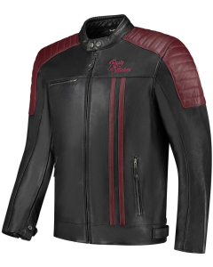 Rusty Stitches Cooper Jacket Black/Maroon