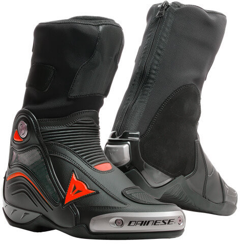 Dainese Axial D1 Boots Black/Red Fluo 628 - Voordeelhelmen.nl