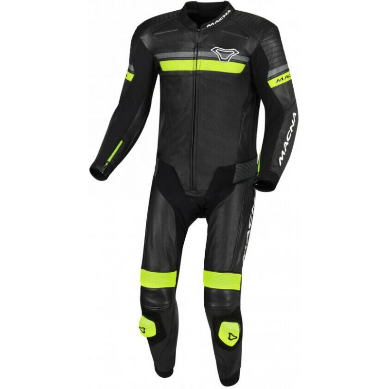Macna Diabro One Piece Black Yellow Voordeelhelmen