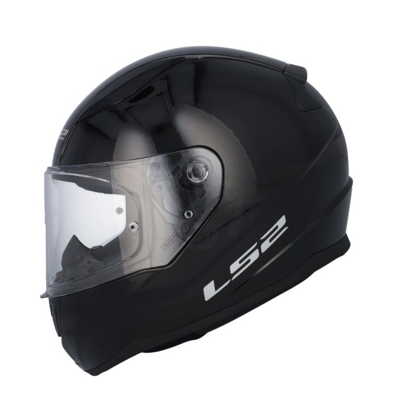LS2 FF353 Rapid II Solid Gloss Black - Voordeelhelmen.nl