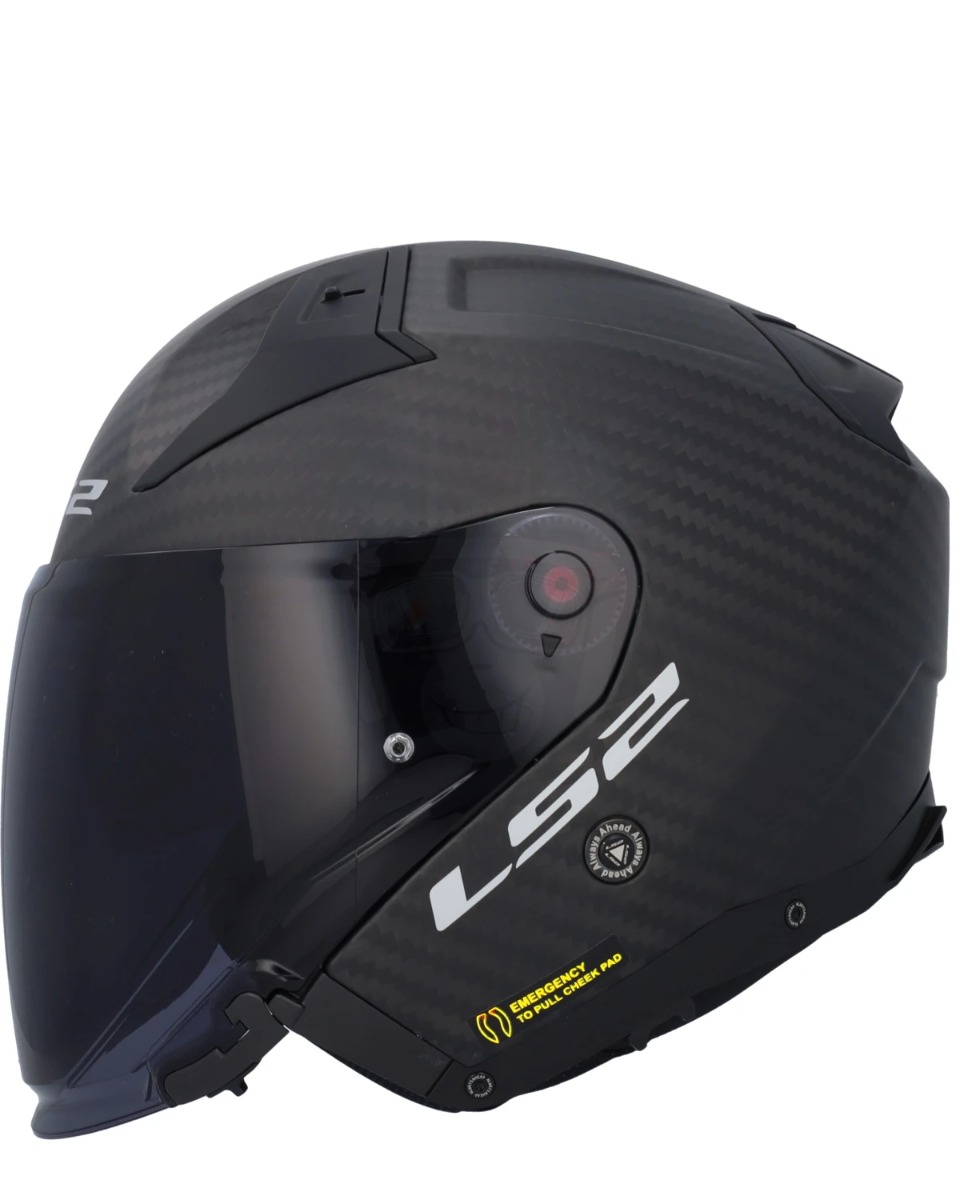 LS2 OF603 Infinity II Matt Carbon - Voordeelhelmen.nl