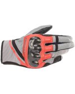 Alpinestars Chrome Gloves Ash Gray/Black/Bright Red 9203