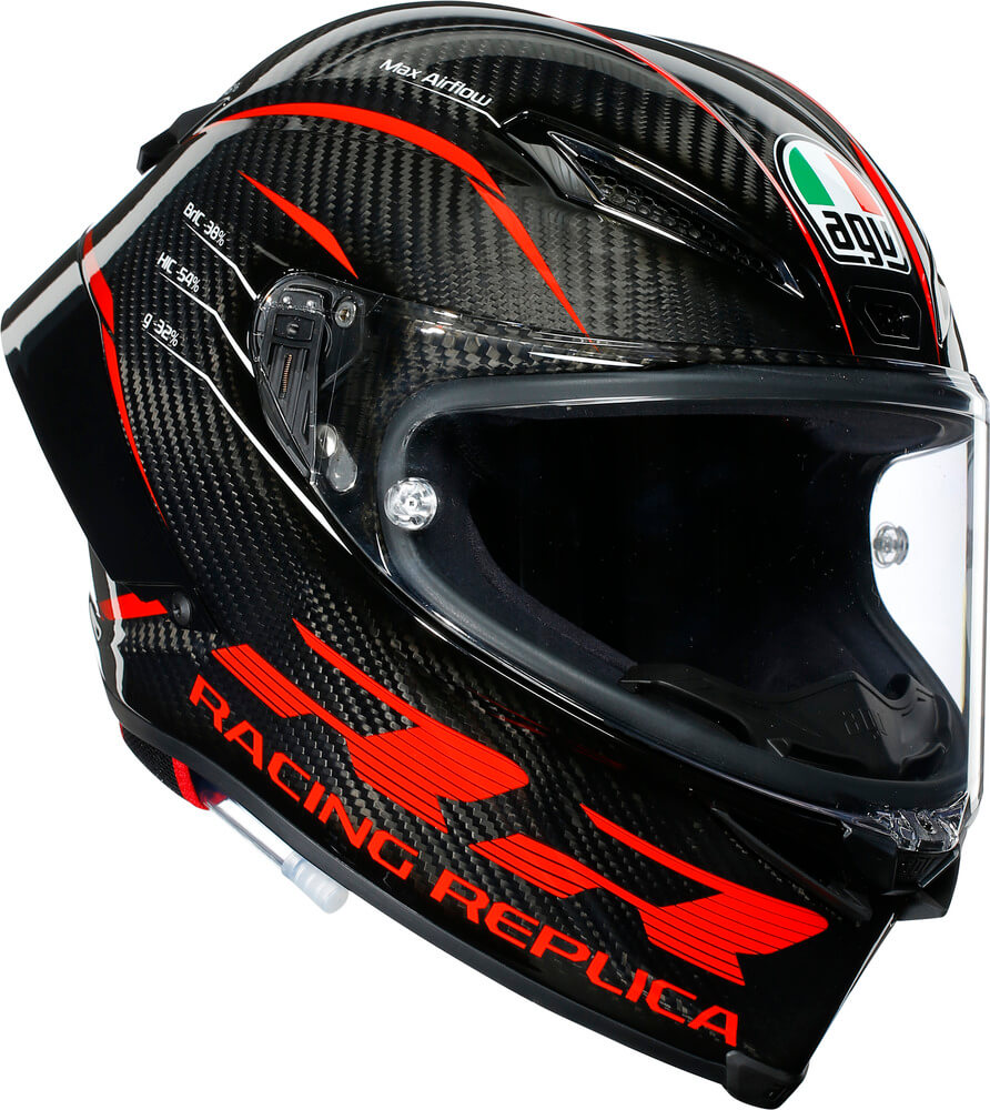 AGV Pista GP RR Performance Carbon/Red 001 - Voordeelhelmen.nl