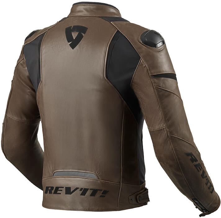 retro leren motorpak