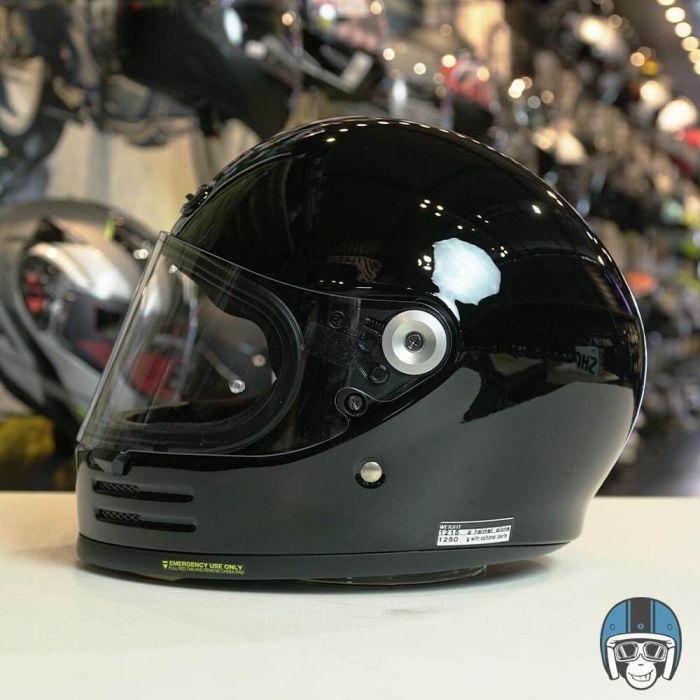 Shoei Glamster Black - Voordeelhelmen.nl